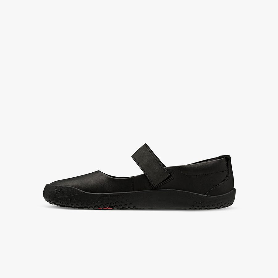 Black Vivobarefoot Wyn School Junior Kids' Casual Shoes | America 0232BEXC